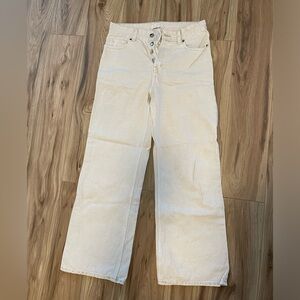 H&M Straight Wide Leg Jeans